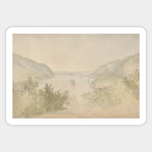 The Highlands from West Point by Thomas Doughty Sticker